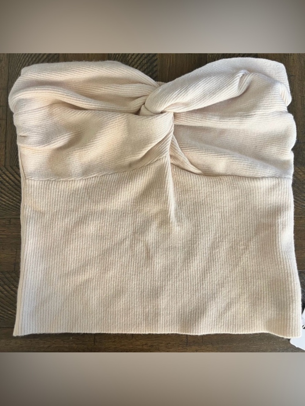 Soft Girl Twist Front Crop‎ Top | Clean Girl Neutral Y2K Vibes